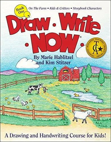 Draw Write Now Book 1: On the Farm, Kids and Critters, Storybook Cha - GOOD