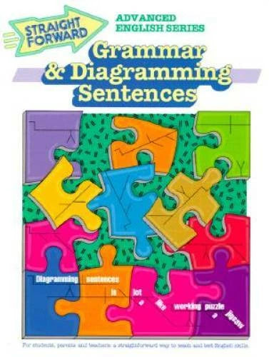 Grammar & Diagramming Sentences (Advanced Straight Forward English - GOOD - image 2