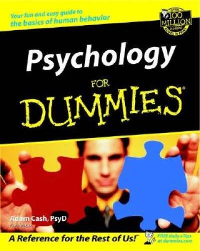 Psychology For Dummies - Paperback By Adam Cash - GOOD - image 2