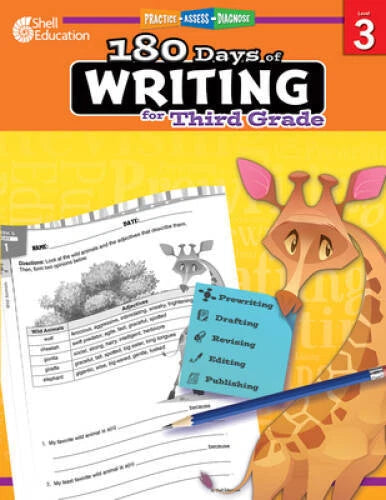 180 Days of Writing for Third Grade (180 Days of Practice) - VERY GOOD