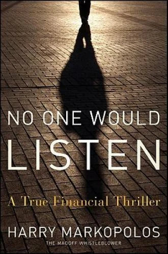 No One Would Listen: A True Financial Thriller - Hardcover - GOOD - image 2
