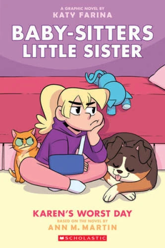 Karen's Worst Day (Baby-sitters Little Sister Graphic Novel #3) (3) - VERY GOOD - image 2