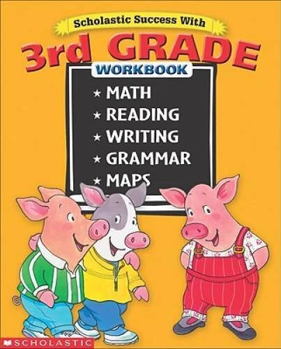 Scholastic Success With 3rd Grade Workbook - Paperback - GOOD