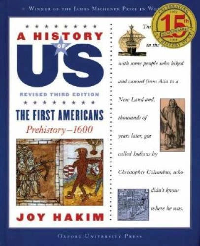 A History of US: The First Americans: Prehistory-160<wbr/>0 A History of - VERY GOOD - image 2