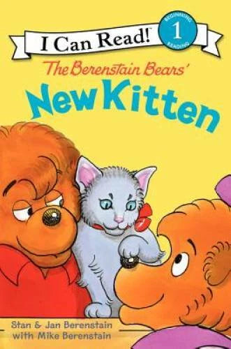 The Berenstain Bears' New Kitten (I Can Read Level 1) - Paperback - GOOD