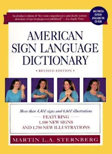 American Sign Language Dictionary - Paperback By Martin L. A. Sternberg - GOOD