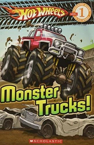 Hot Wheels: Monster Trucks! (Scholastic Reader Level 1) - Paperback - GOOD