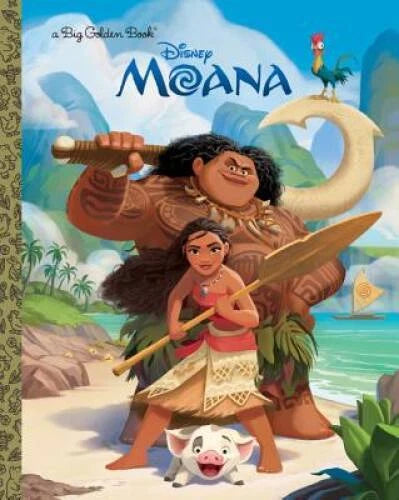 Moana Big Golden Book (Disney Moana) - Hardcover By RH Disney - VERY GOOD