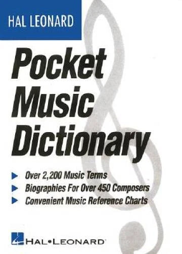 The Hal Leonard Pocket Music Dictionary - Paperback - VERY GOOD
