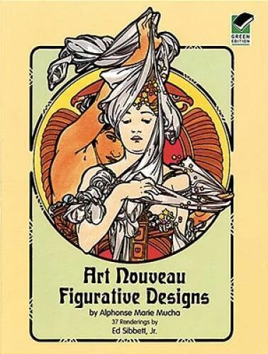 Art Nouveau Figurative Designs (Dover Pictorial Archive) - Paperback - VERY GOOD