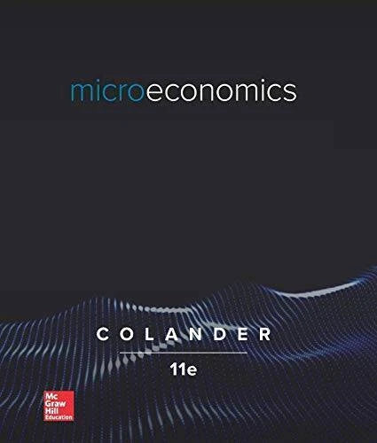 Microeconomics - Hardcover By David C Colander - VERY GOOD