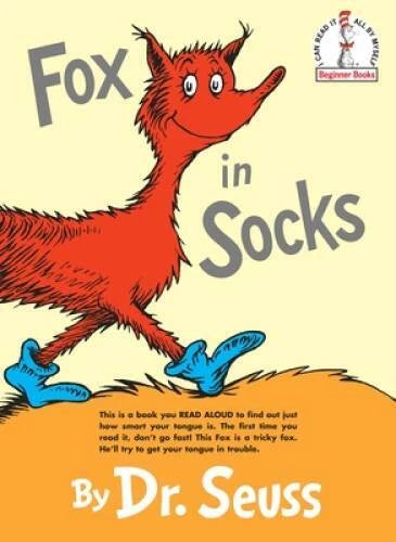Fox in Socks (Beginner Books) - Hardcover By Dr. Seuss - ACCEPTABLE