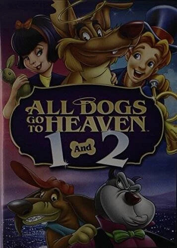 All Dogs Go to Heaven 1 & 2 - DVD By Dom Deluise - GOOD
