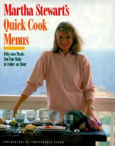Martha Stewart's Quick Cook Menus - Hardcover By Stewart, Martha - VERY GOOD