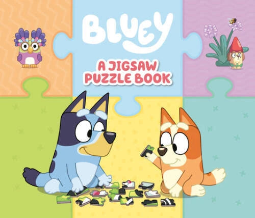 Bluey: A Jigsaw Puzzle Book: Includes 4 Double-Sided Puzzles - VERY GOOD