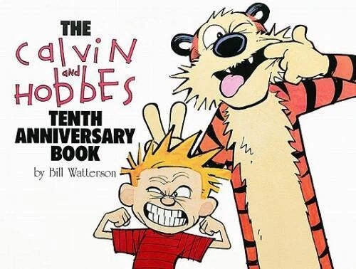 Calvin & Hobbes Books, Tenth Anniversary Book - Paperback - ACCEPTABLE