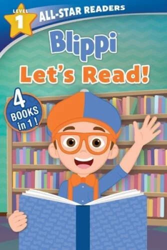 Blippi: All-Star Reader, Level 1: Lets Read: 4 Books in 1 (All-Star R - GOOD
