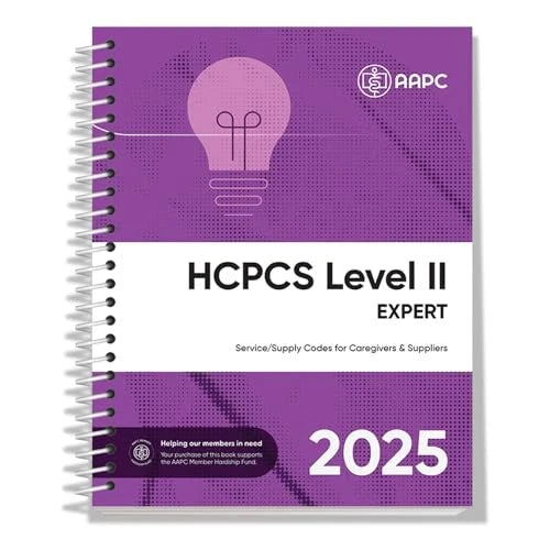 HCPCS Level II Expert 2025 - VERY GOOD