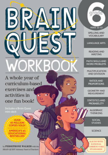 Brain Quest Workbook: Grade 6 - Paperback By Walker, Persephone - VERY GOOD