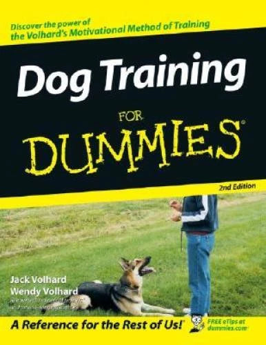Dog Training For Dummies - Paperback By Volhard, Jack - GOOD