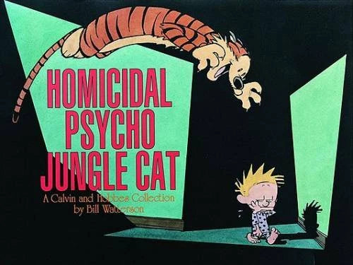 Homicidal Psycho Jungle Cat: A Calvin and Hobbes Collection - Paperback - GOOD