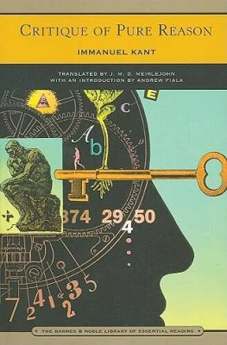 Critique of Pure Reason (Barnes & Noble Library of Essent - VERY GOOD