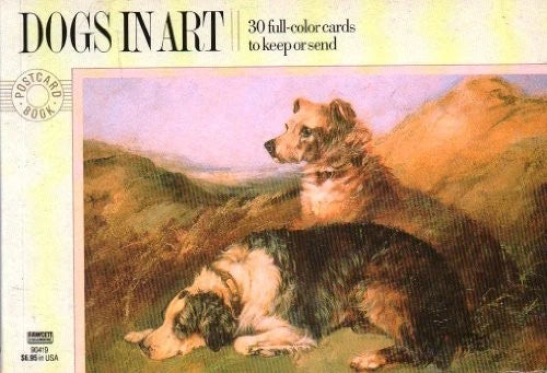 Dogs in ArtPostcard Book - Paperback - GOOD