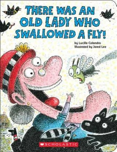 There Was an Old Lady Who Swallowed a Fly! - Board book - VERY GOOD