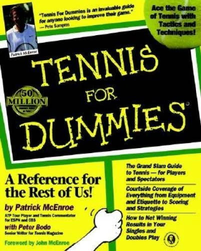 Tennis For Dummies - Paperback By McEnroe, Patrick - GOOD