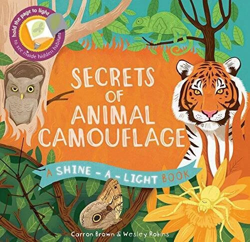 Secrets of Animal Camouflage: A Shine-a-Light Book - Hardcover - GOOD