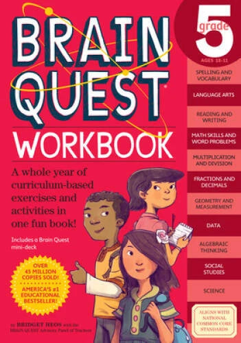 Brain Quest Workbook: Grade 5 - Paperback By Heos, Bridget - GOOD