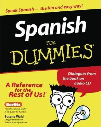 Spanish For Dummies - Paperback By Susana Wald - VERY GOOD
