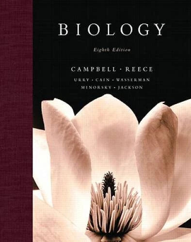 Biology, 8th Edition - Hardcover By Neil A. Campbell - VERY GOOD