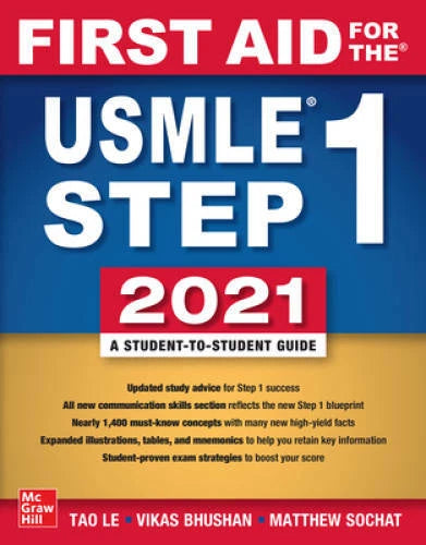 First Aid for the USMLE Step 1 2021, Thirty first edition - Paperback - GOOD