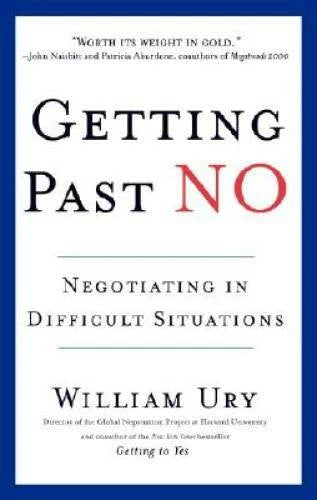 Getting Past No: Negotiating in Difficult Situations - Paperback - VERY GOOD
