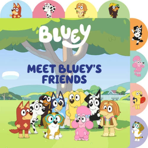 Meet Blueys Friends: A Tabbed Board Book - Board book - VERY GOOD