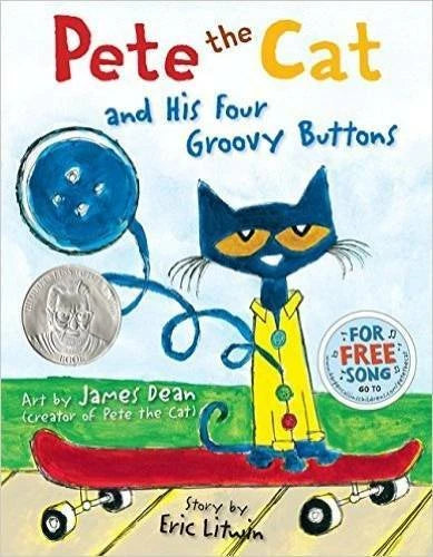 Pete the Cat and His Four Groovy Buttons - Paperback By Eric Litwin - VERY GOOD
