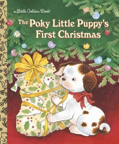 The Poky Little Puppy's First Christmas (Little Golden Book) - Hardcover - GOOD