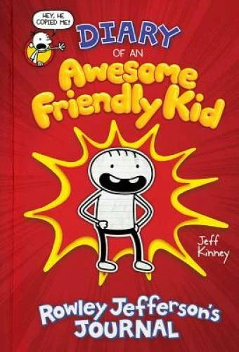 Diary of an Awesome Friendly Kid: Rowley Jefferson's Journal - Hardcover - GOOD