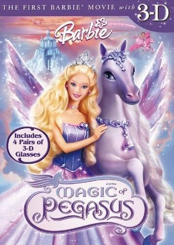 Barbie and the Magic of Pegasus - DVD - GOOD