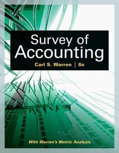 Survey of Accounting (Accounting I) - Hardcover By Warren, Carl S. - VERY GOOD