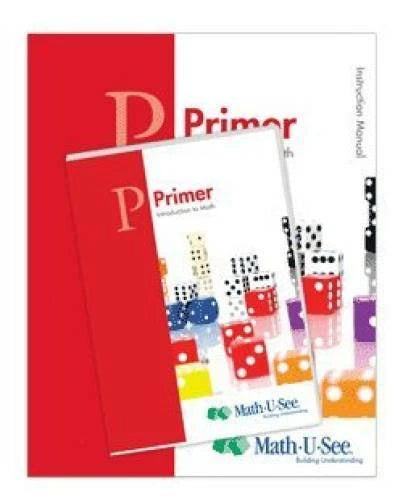 Math-U-See Primer Introduction to Math Instruction Pack - Hardcover - GOOD
