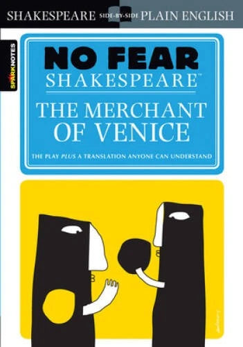 The Merchant of Venice (SparkNotes No Fear Shakespeare) - Paperback - VERY GOOD