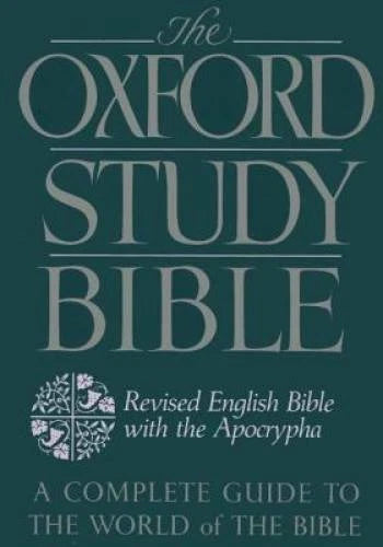 The Oxford Study Bible: Revised English Bible with the Apocrypha - GOOD