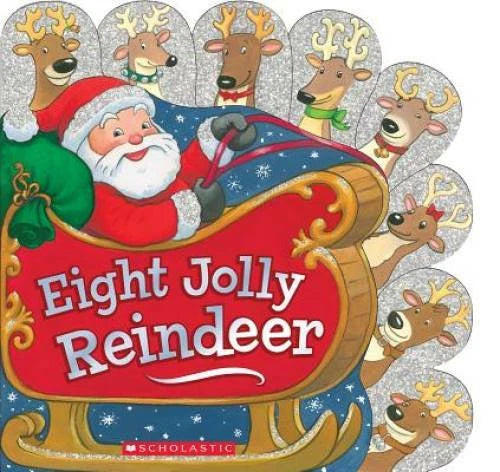 Eight Jolly Reindeer - Board book By Oliver, Ilanit - GOOD