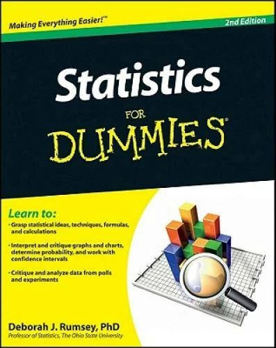 Statistics For Dummies - Paperback By Rumsey, Deborah J. - GOOD