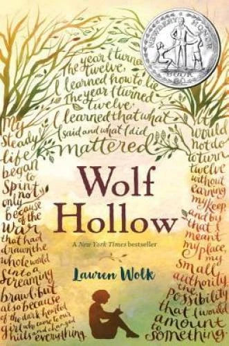 Wolf Hollow - Hardcover By Wolk, Lauren - VERY GOOD