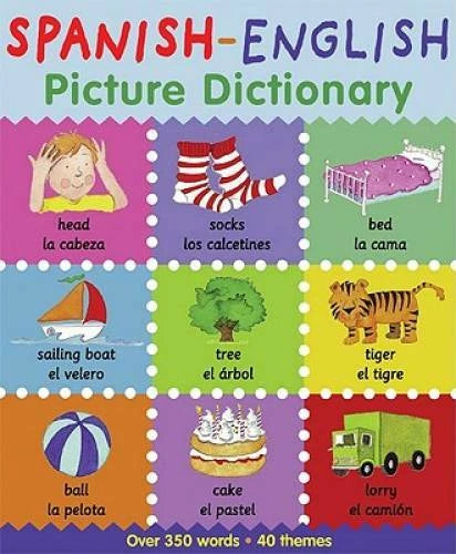 Spanish-English Picture Dictionary (First Bilingual Picture Dictionaries) - GOOD