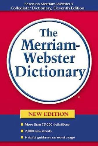 The Merriam-Webster Dictionary - Paperback By Merriam-Webster - VERY GOOD
